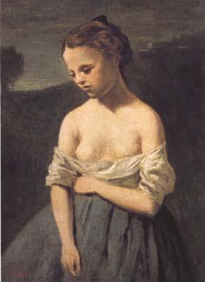Jean Baptiste Camille  Corot La petite Jeannette (mk11) oil painting picture